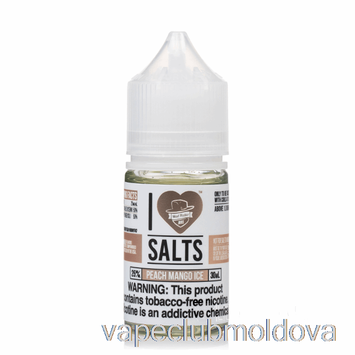 Vape Mod Peach Mango Ice - Iubesc Sărurile - 30ml 25mg